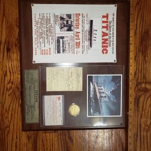 Titanic Collector's Wall Art Plaque